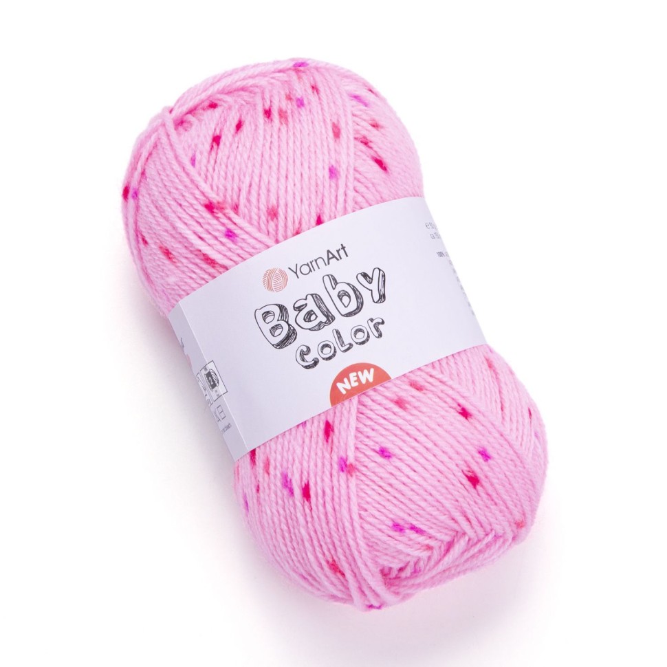 BABY COLOR (YarnArt) - 211 (розовый с крапинкой)