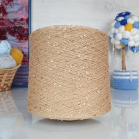 Kolibri с пайетками - 057 (песочный с песоч. матовыми пайет)