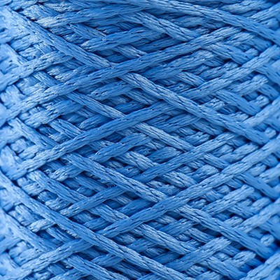 Шнур для вязания 100% полиэфир 1мм 200м/75±10гр (19-голубой)