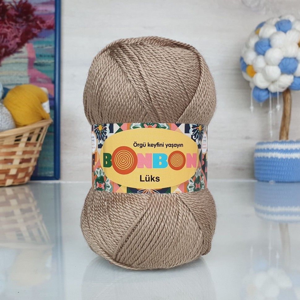 Bonbon luks Nako - 98515 (мокрый песок)
