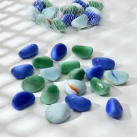 Декор стекло &quot;Овальчики цветные&quot; (250 гр) микс