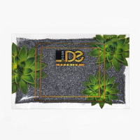 Грунт &quot;Серебристый металлик&quot;  декоративный песок кварцевый, 250 г фр. 0,5-1 мм