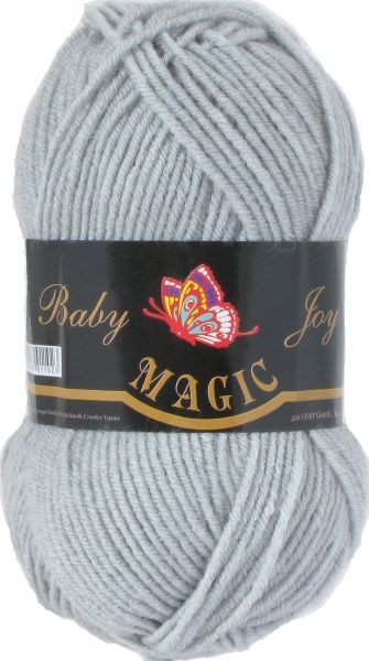 Пряжа Baby Joy  (Magic) 5723  св.серый