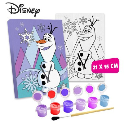 Картина по номерам, 21 х 15 см "Олаф", Холодное сердце