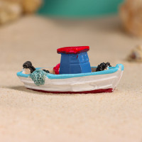 Корабль сувенирный &quot;Рыбацкое судно&quot; 5см, микс (4 шт.)