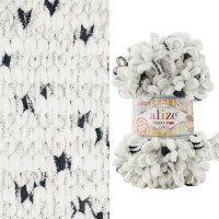 PUFFY FINE COLOR (Alize) - 7646 (далматинец)