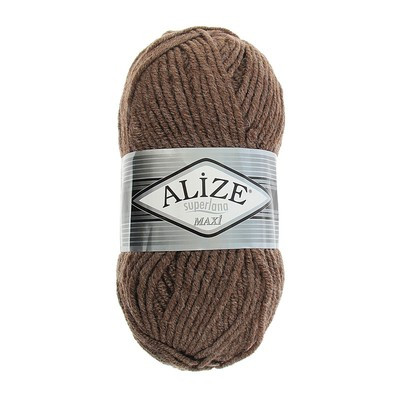 Пряжа "Superlana Maxi" 75% акрил, 25% шерсть 100м/100гр (240 кофе с молоком) Пряжа "Superlana Maxi" 75% акрил, 25% шерсть 100м/100гр (240 кофе с молоком)
