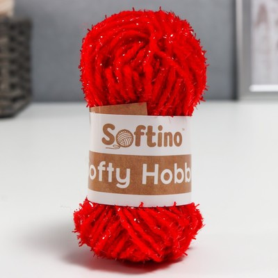Пряжа 100% полиэстер "Softy Hobby" с люрексом 18м ±2м 10 гр набор 12 шт
