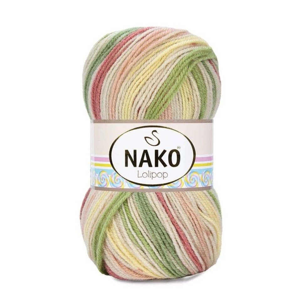 Lolipop (Nako) - 82849 (аспарагус/пудра/суровый)