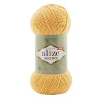 Alpaca royal new, Alize - 423 (желтый)