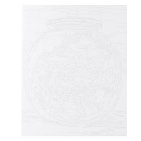 Картина по номерам на холсте "Мир в стекле", 40х50 см