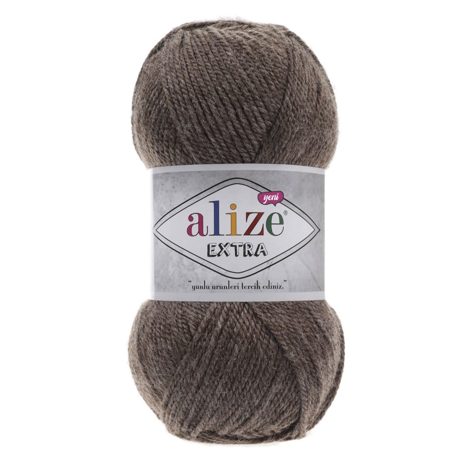 EXTRA (Экстра) - Ализе - 240 (коричневый меланж)