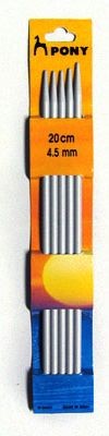 Спицы для вязания носочно-чулочных изделий 20 см. (Pony) 4.50  арт.36221