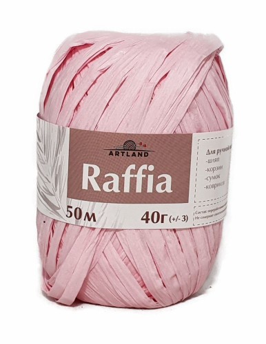 Пряжа Raffia (Artland) 06  неж.розовый
