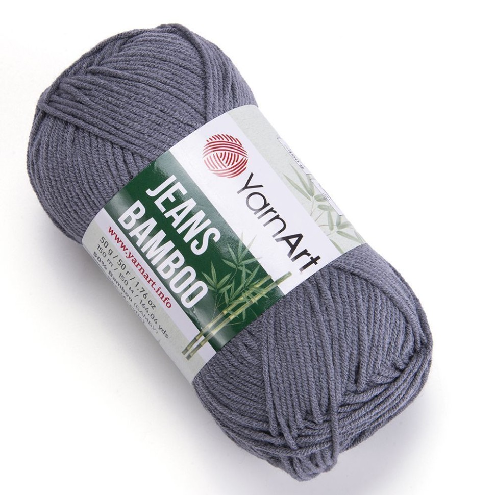 Jeans Bamboo YarnArt - 128 (т.серый)