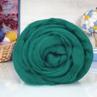 Полутонкая шерсть (для валяния) - 573 (тем.изумруд)