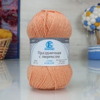 Праздничная с люрексом Камтекс - 037 (персик)