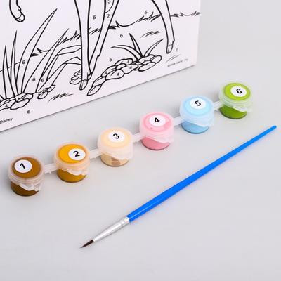 Картина по номерам, 21 х 15 см, Бэмби Картина по номерам, 21 х 15 см, Бэмби