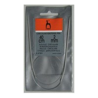 47201 Спицы вязальные циркулярные 2мм, 40см