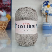 Kolibri с пайетками - 064 (бежевый с бежевыми пайетками)