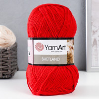 Пряжа &quot;Shetland&quot; 30% шерсть верджин, 70% акрил 220м/100гр (507 алый)