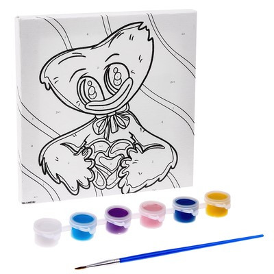 Картина по номерам «Мягкий дружок», 15 × 15 см