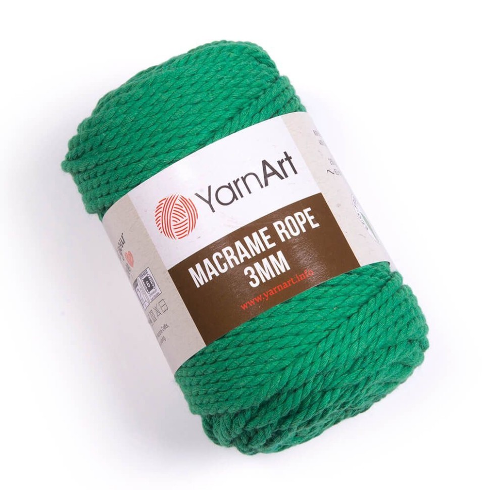 Macrame Rope 3mm - 759 (изумруд)
