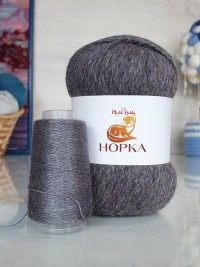 Норка M&amp;H - 059 (тем.серый меланж)