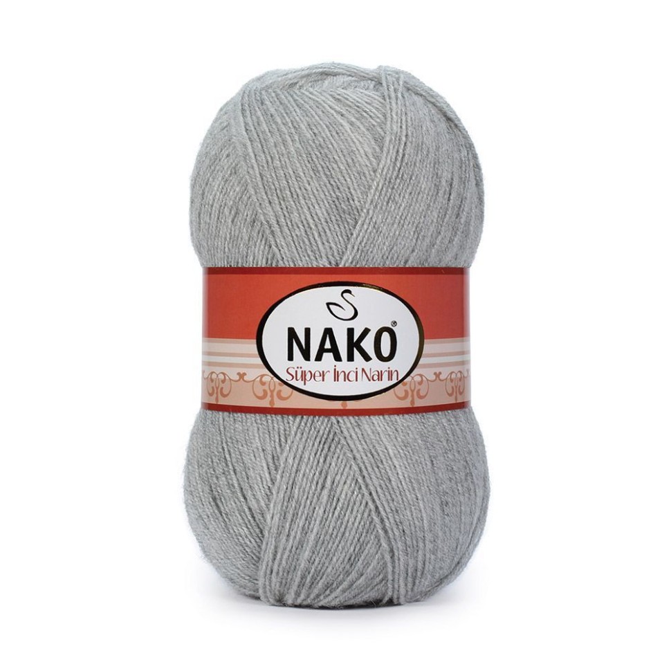 Super Inci Narin, Nako - 195 (св.серый меланж)