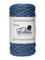 Шнур полиэфирный - 47 (серо-голубой)