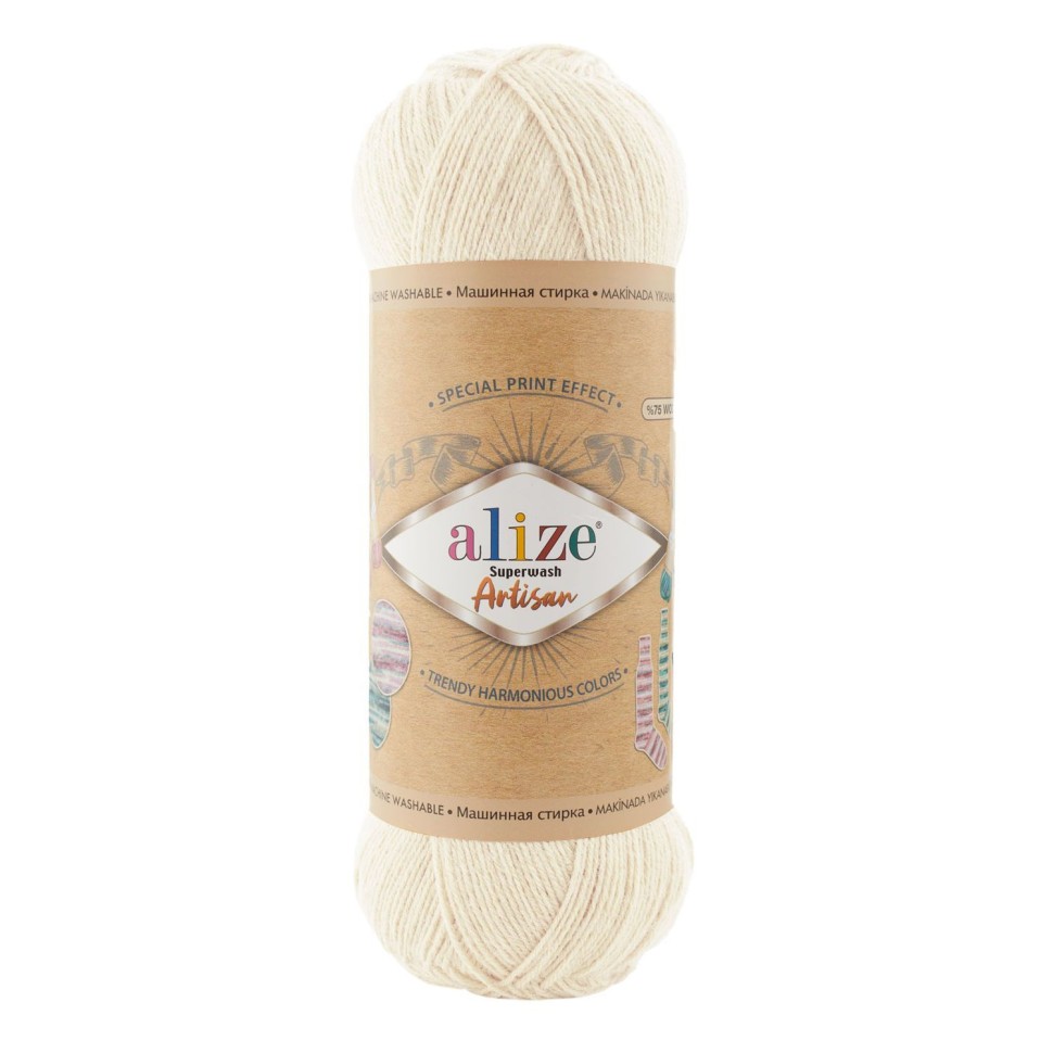 SUPERWASH ARTISAN ALIZE - 01 (кремовый)