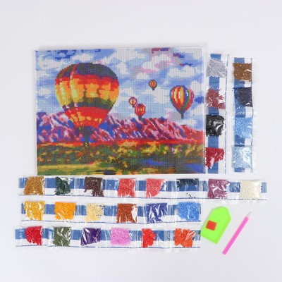 Алмазная мозаика на подрамнике 30x40 с полным заполнением «Шары» Алмазная мозаика на подрамнике 30x40 с полным заполнением «Шары»