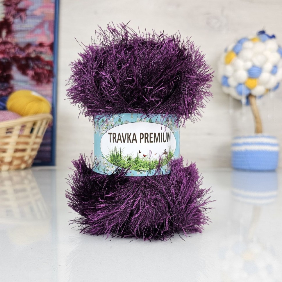 Травка премиум (JINA) - 38 (баклажан)