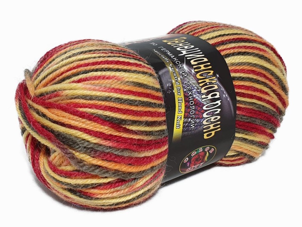 ВЕНЕЦИАНСКАЯ ОСЕНЬ (COLOR-CITY) - 952 (желт-красн-сер)