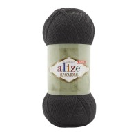 Alpaca royal new, Alize - 60 (черный)