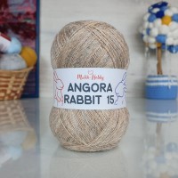 Angora Rabbit 15 - 051 (персиково-серый меланж)