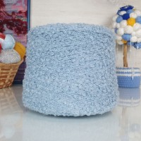 Букле вулл 2.6 - 204 (серо-голубой)