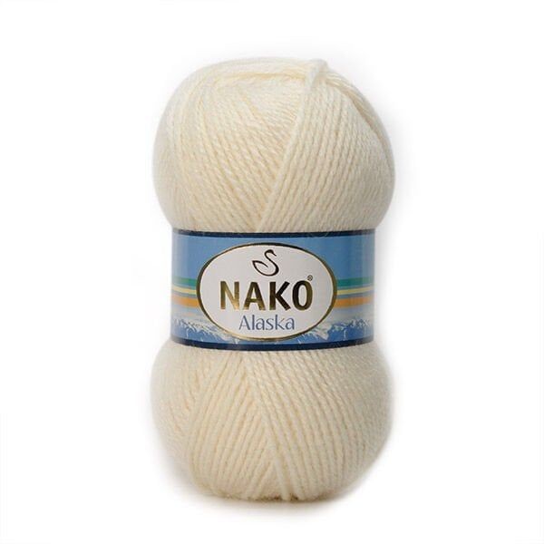 Пряжа ALASKA (Nako) - 288-7103 (экрю)