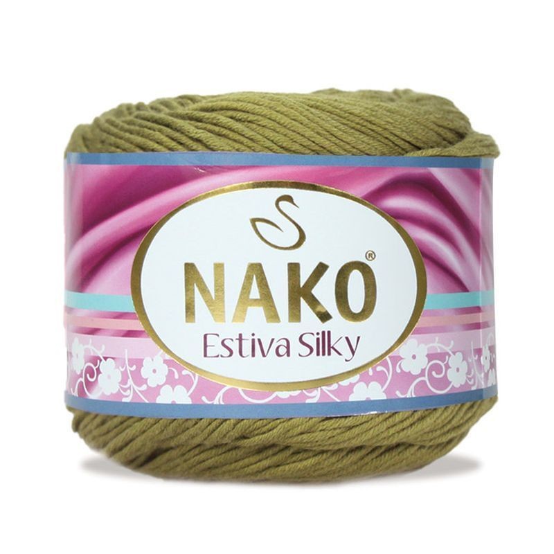 Пряжа Estiva Silky, Nako - 12934 (хаки)