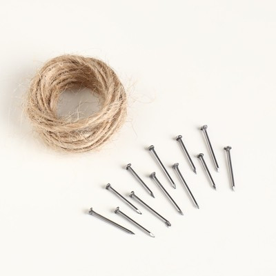 Подарочная коробка "Бандероль" деревянная с гвоздями и веревкой 30×21×12,5 см Подарочная коробка "Бандероль" деревянная с гвоздями и веревкой 30×21×12,5 см