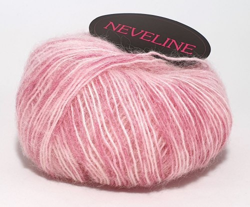 Пряжа Neveline (Silke) 10  розово-белый