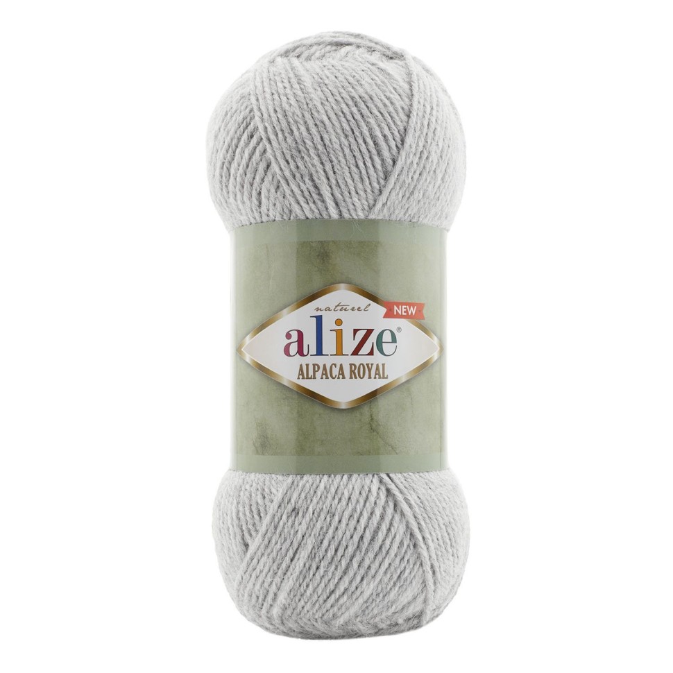 Alpaca royal new, Alize - 684 (пепельный меланж)