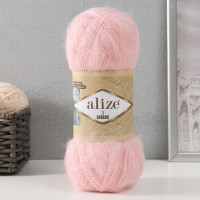 Пряжа &quot;3 Season&quot; 51% акрил, 25% мохер, 24% шерсть 500м/100гр (271-жемчужно-розовый)