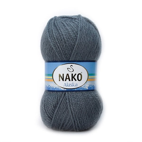 Пряжа ALASKA (Nako) - 3468-7116 (серый)