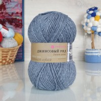 Джинсовый ряд объемный (Пехорка) - 1557 (св.джинсовый меланж)