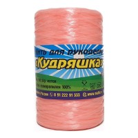 Нить для рукоделия &quot;Кудряшка&quot; &quot;500гр.&quot; - 025 (оранжево-красный)