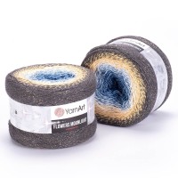 FLOWERS MOONLIGHT - 3287 (графит/желт/синий)