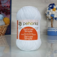 Летняя Simple Пехорка - 01 (белый)