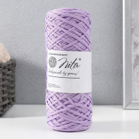 Шнур для вязания 100% полиэфир, ширина 3 мм 100м (сиреневый)