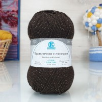 Праздничная с люрексом Камтекс - 063 (шоколад)